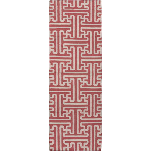 Archive 96 X 30 inch Rose, Khaki Rug