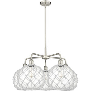 Ballston Farmhouse Rope 5 Light 28.50 inch Chandelier