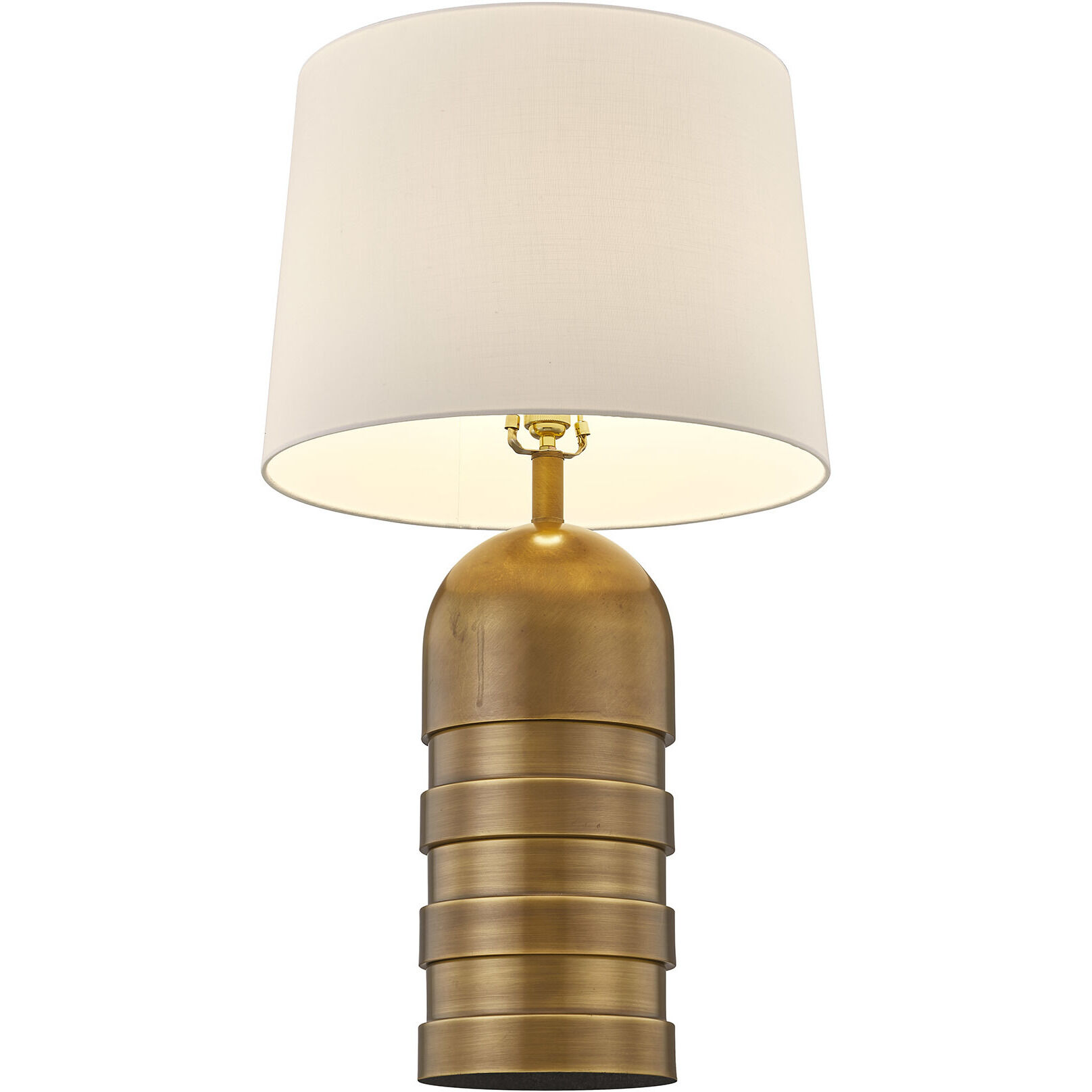 Wehunt 32 inch 100.00 watt Brass Table Lamp Portable Light, Coco & Dash