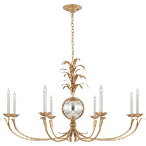 Chapman & Myers Gramercy LED 50.25 inch Gilded Iron Wide Chandelier Ceiling Light, Grande