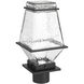 Landmark LED 7.3 inch Textured Black Outdoor Post Mount in 3000K LED