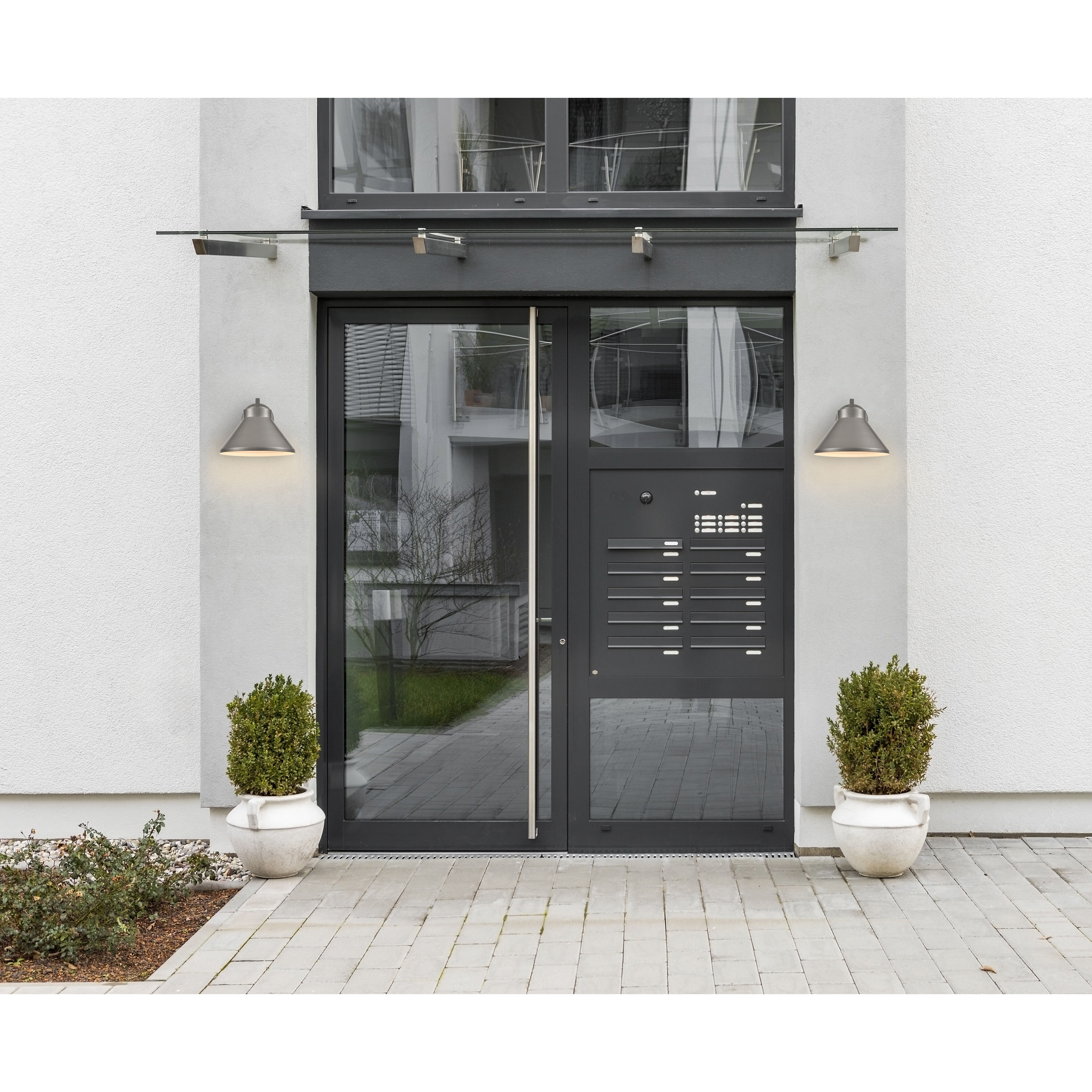 Thane 1 Light 8.25 inch Hematite Outdoor Wall Sconce