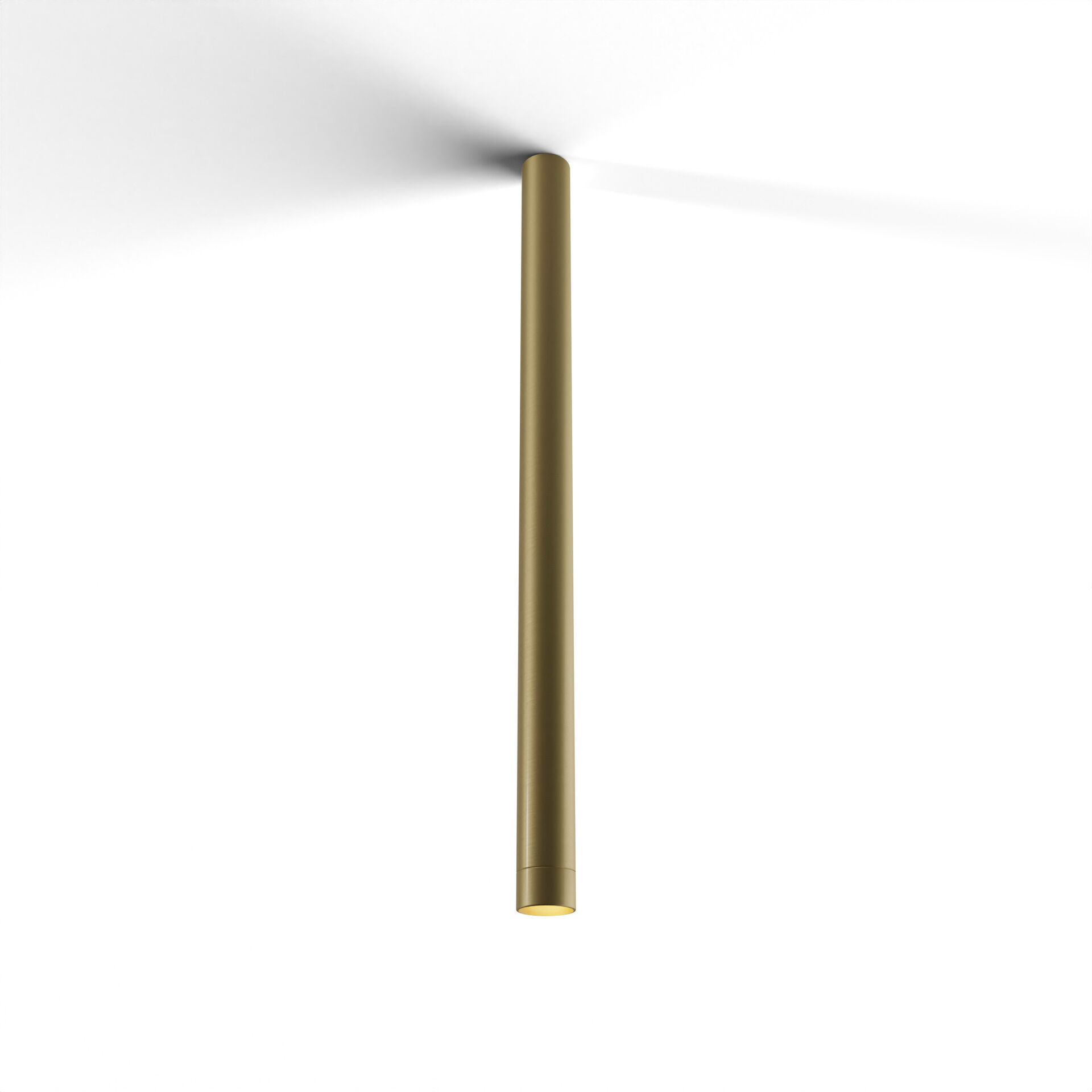 Combi LED 1.5 inch Brass Pendant Ceiling Light, Suspension / Flush Mount 2-in-1