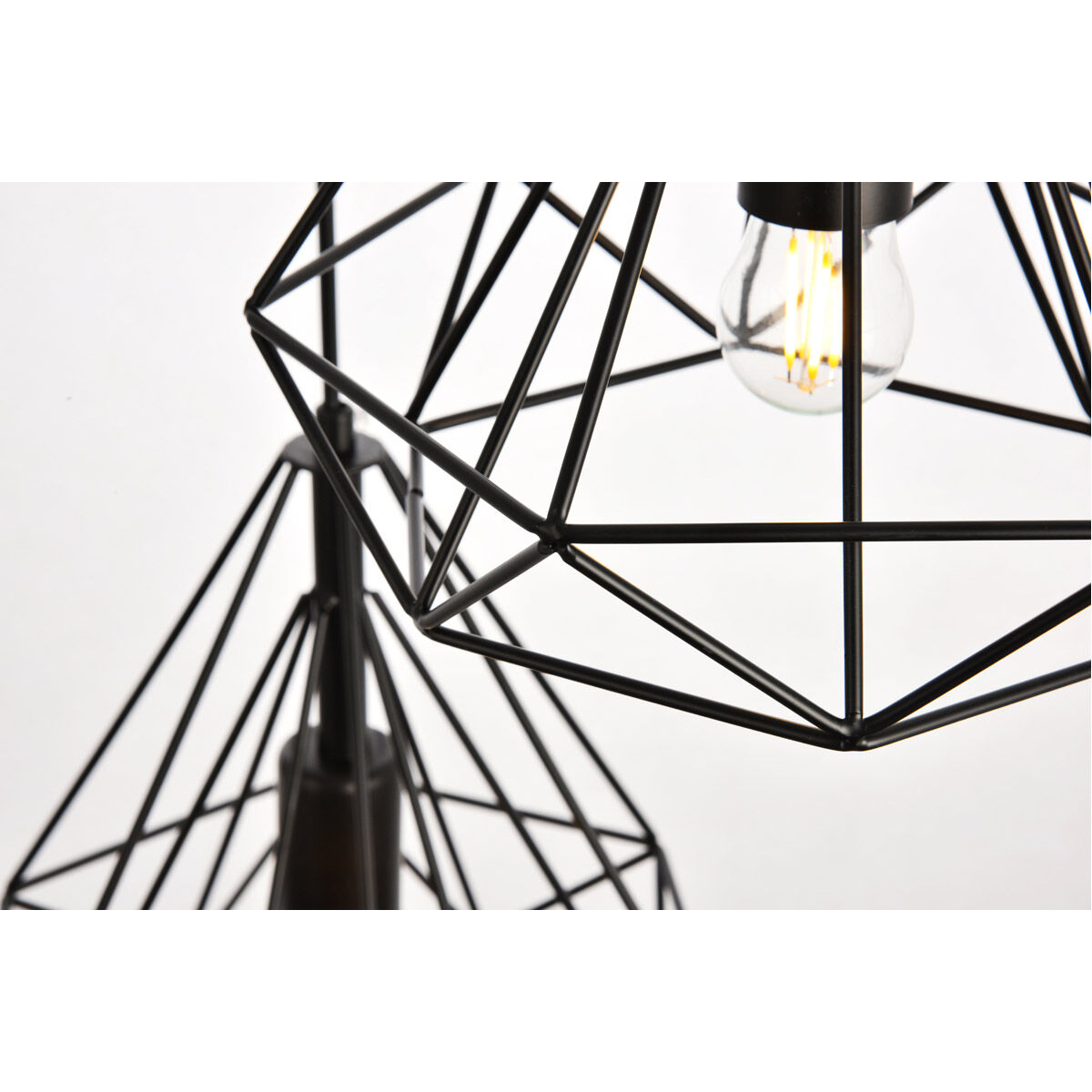 Jago 3 Light 18 inch Black Pendant Ceiling Light