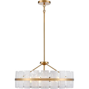 Luna 5 Light Brass Pendant Ceiling Light