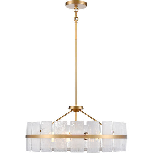 Luna 5 Light Brass Pendant Ceiling Light