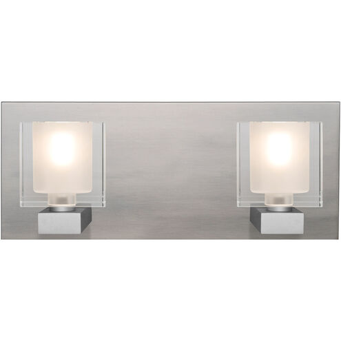 Bolo 2 Light 14 inch Satin Nickel Vanity Light Wall Light