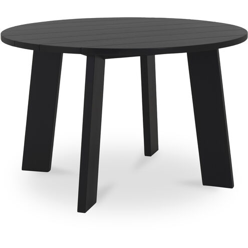 Delta 47 X 47 inch Black Outdoor Dining Table, Round