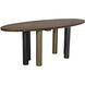 Journal 79 X 32 inch Dark Walnut Dining Table, Oval
