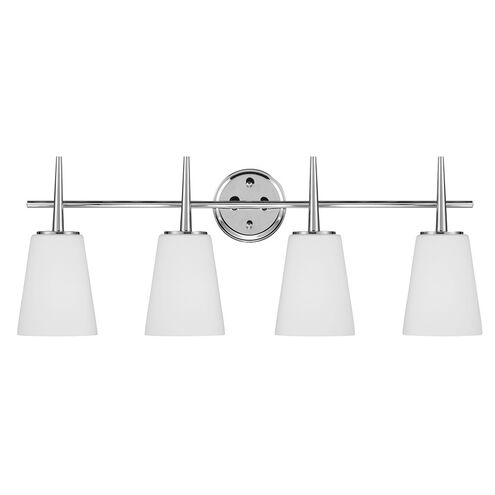 Driscoll 4 Light 30.75 inch Chrome Bath Vanity Wall Sconce Wall Light