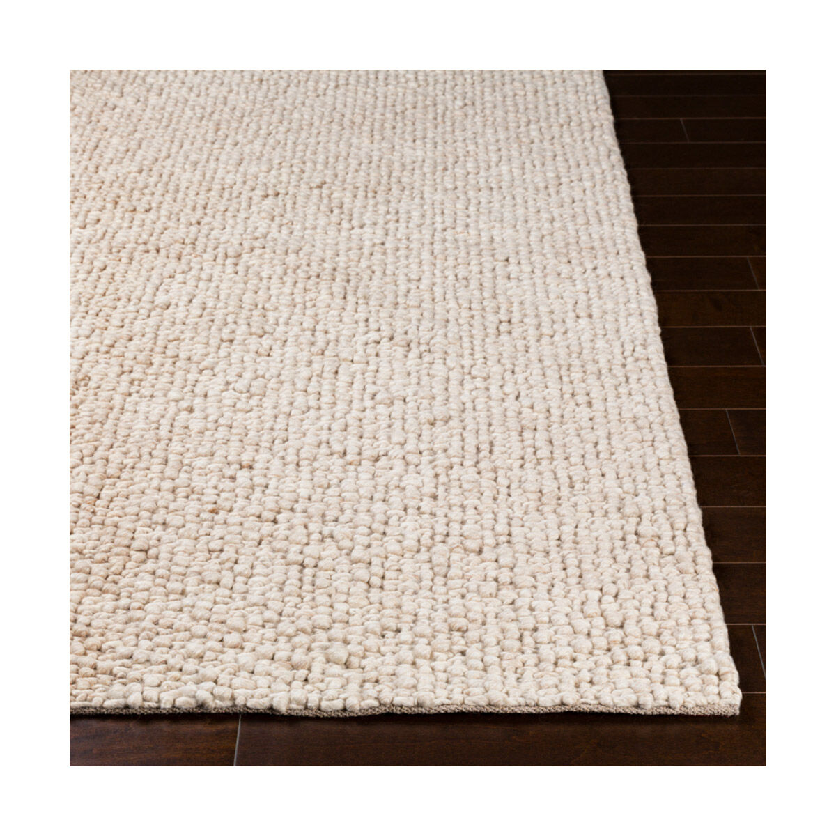 Neravan 36 X 24 inch Cream/Taupe Rugs, Rectangle