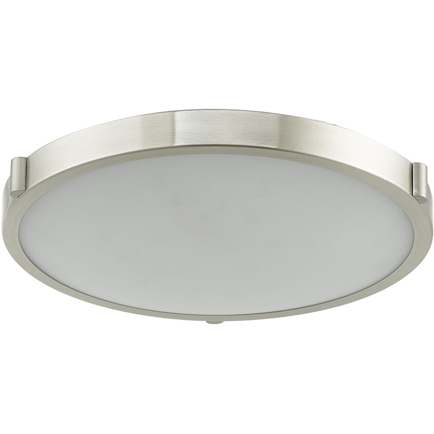 Halo LED 12.9 inch Brushed Nickel Flush Mount Ceiling Light