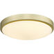 Gabi LED 12.25 inch Matte Black Flush Mount Ceiling Light