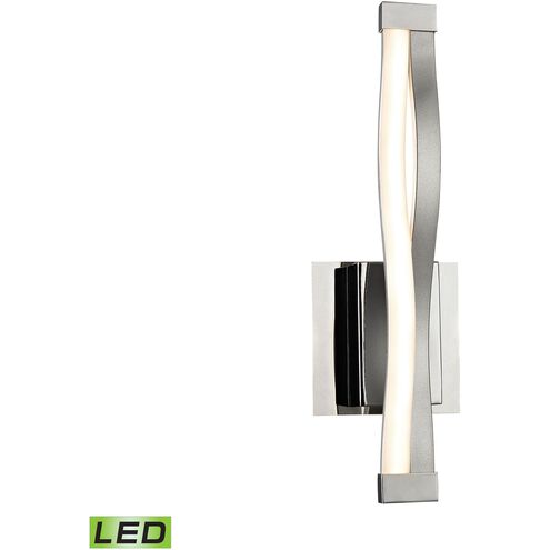 Twist LED 2 inch Aluminum with Chrome ADA Sconce Wall Light