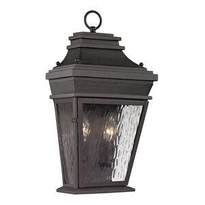 Alba 2 Light 18 inch Charcoal Outdoor Sconce