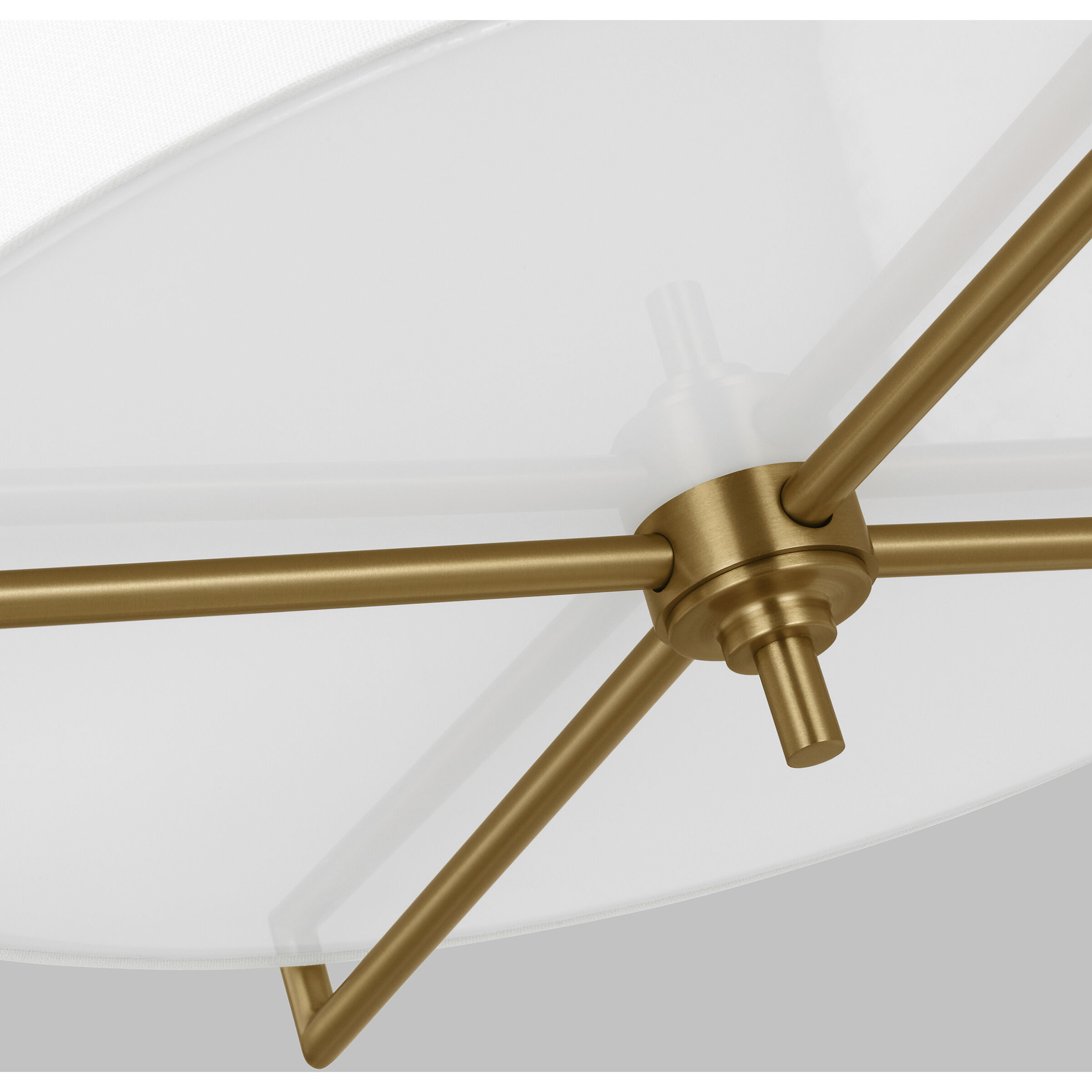 C&M by Chapman & Myers Perno 3 Light 20 inch Burnished Brass Semi-Flush Mount Ceiling Light