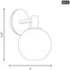 Sean Lavin Torian 1 Light 6 inch Aged Iron Sconce Wall Light