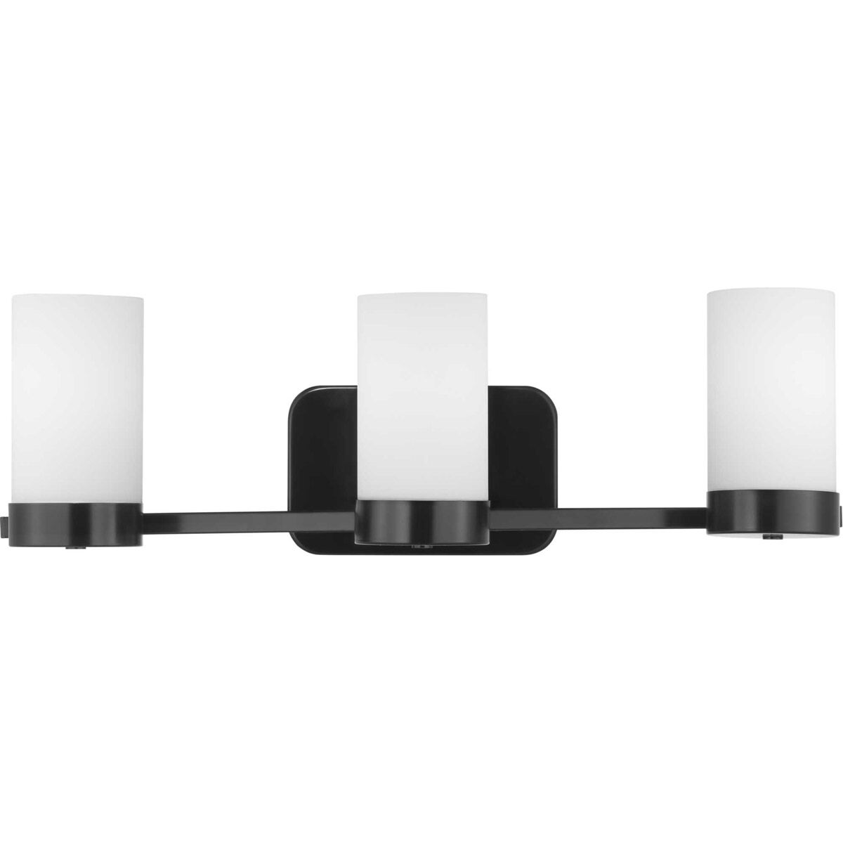 Elevate 3 Light 25 inch Matte Black Bath Vanity Wall Light, Design Series