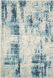 City Light 108 X 79 inch Navy Rug in 7 x 9, Rectangle