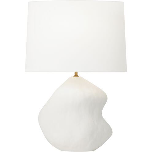 Hable Broxton 23.5 inch 9.00 watt Matte White Ceramic Table Lamp Portable Light