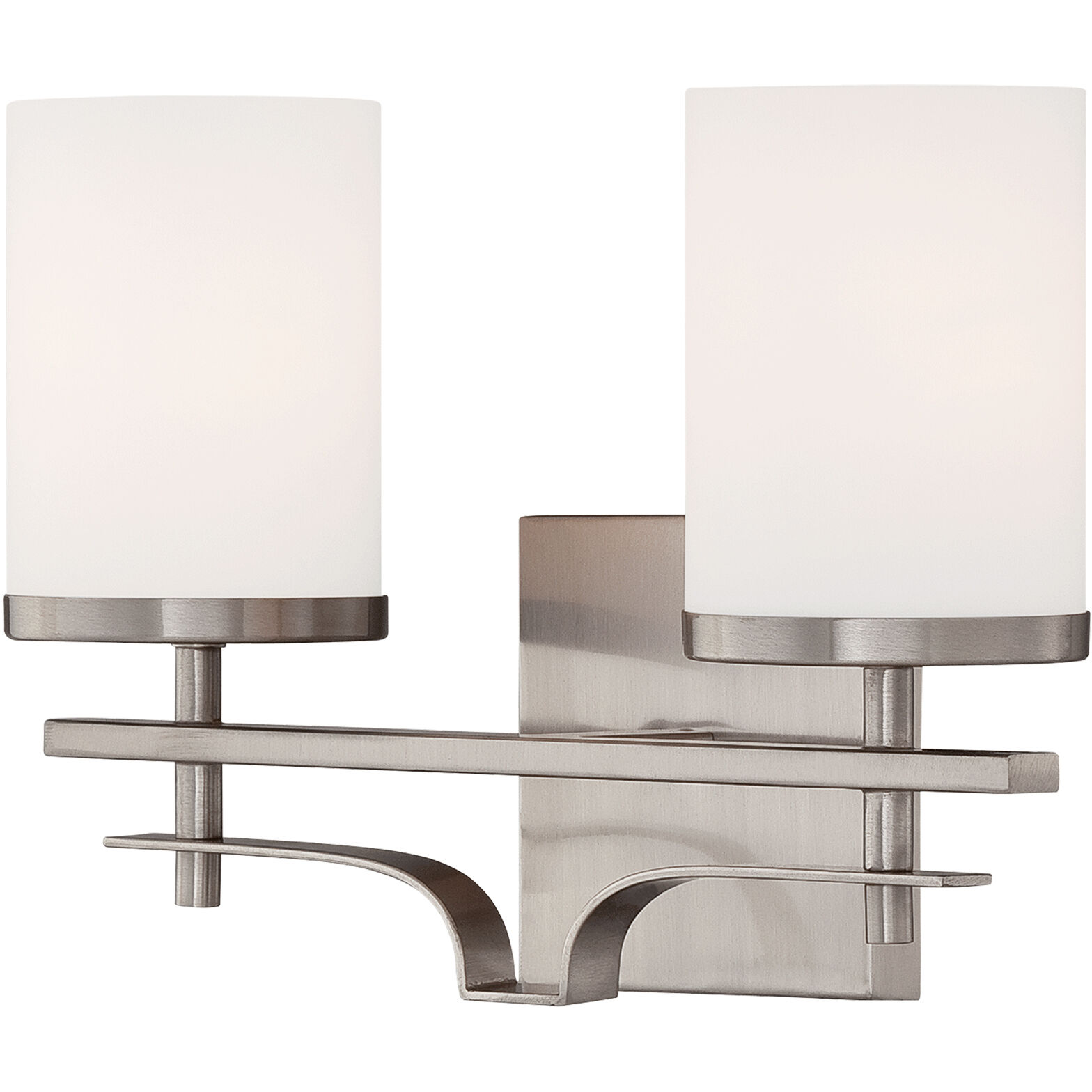 Colton 2 Light 13.5 inch Satin Nickel Bathroom Vanity Light Wall Light, Essentials