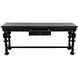 Portuguese 72.5 X 20.5 inch Hand Rubbed Black Console