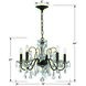 Butler 5 Light 23 inch English Bronze Chandelier Ceiling Light in Clear Spectra
