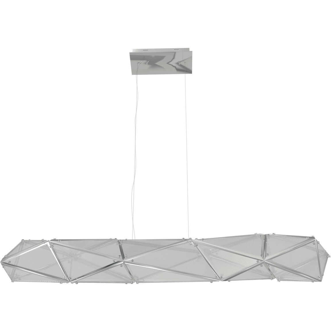 Seoul LED 10 inch Chrome Pendant Ceiling Light