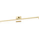 Liam LED 40 inch Modern Gold Vanity Wall Light