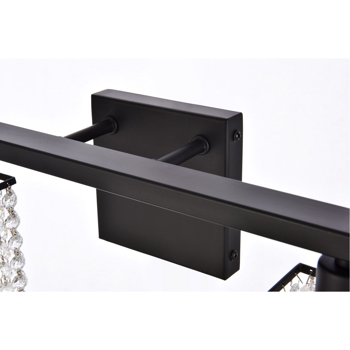 Phineas 4 Light 36 inch Black Bath Sconce Wall Light