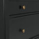Hampton 36 X 30 inch Hand Rubbed Black Side Table