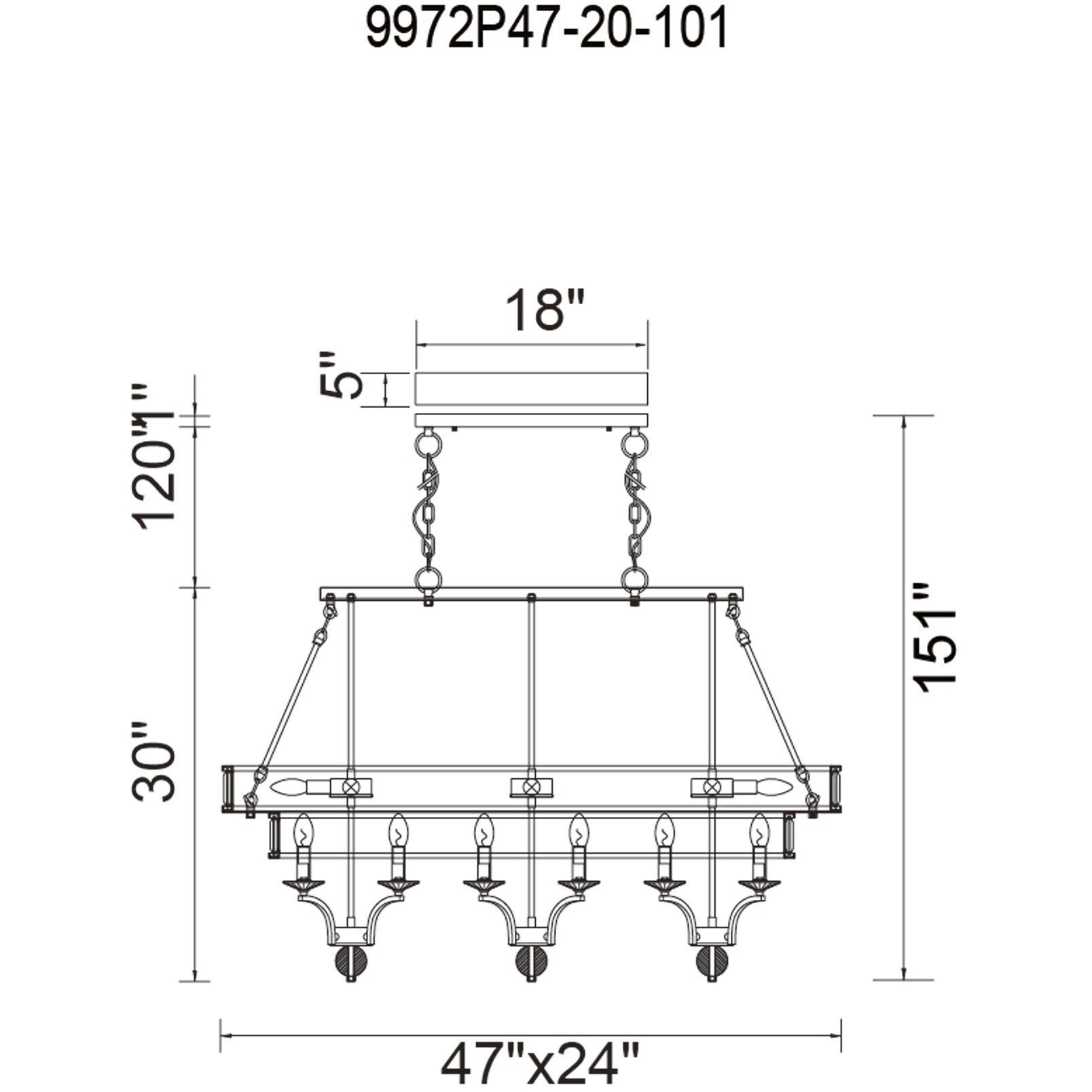 Shalia 20 Light 47 inch Black Island/Pool Table Light Ceiling Light