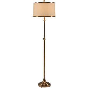 MarketPlace 64 inch 100 watt Antique Brass Patina Floor Lamp Portable Light