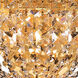 Tranquil 3 Light 12 inch Gold Wall Sconce Wall Light in Royal Cut