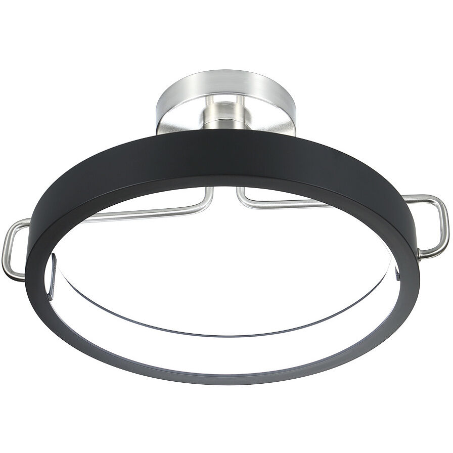 Pemberton LED 18 inch Satin Nickel Pendant Ceiling Light, Small