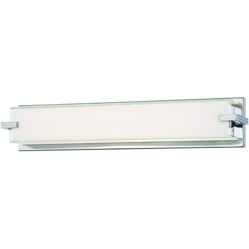 Cubism LED 24 inch Chrome Bath Light Wall Light