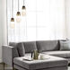 Sunset 3 Light 20 inch Walnut and Weathered Brass with Matte Black Pendant Ceiling Light