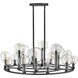 Alchemy 16 Light 37.75 inch Black Indoor Chandelier Ceiling Light