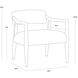 Keagan Saloon Light Grey Leather Lounge Chair