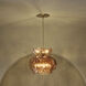 Fantine 7 Light 22 inch Unlacquered Brass Chandelier Ceiling Light in Light Amber