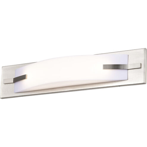Bow LED 20 inch Brushed Nickel Vanity Light Wall Light