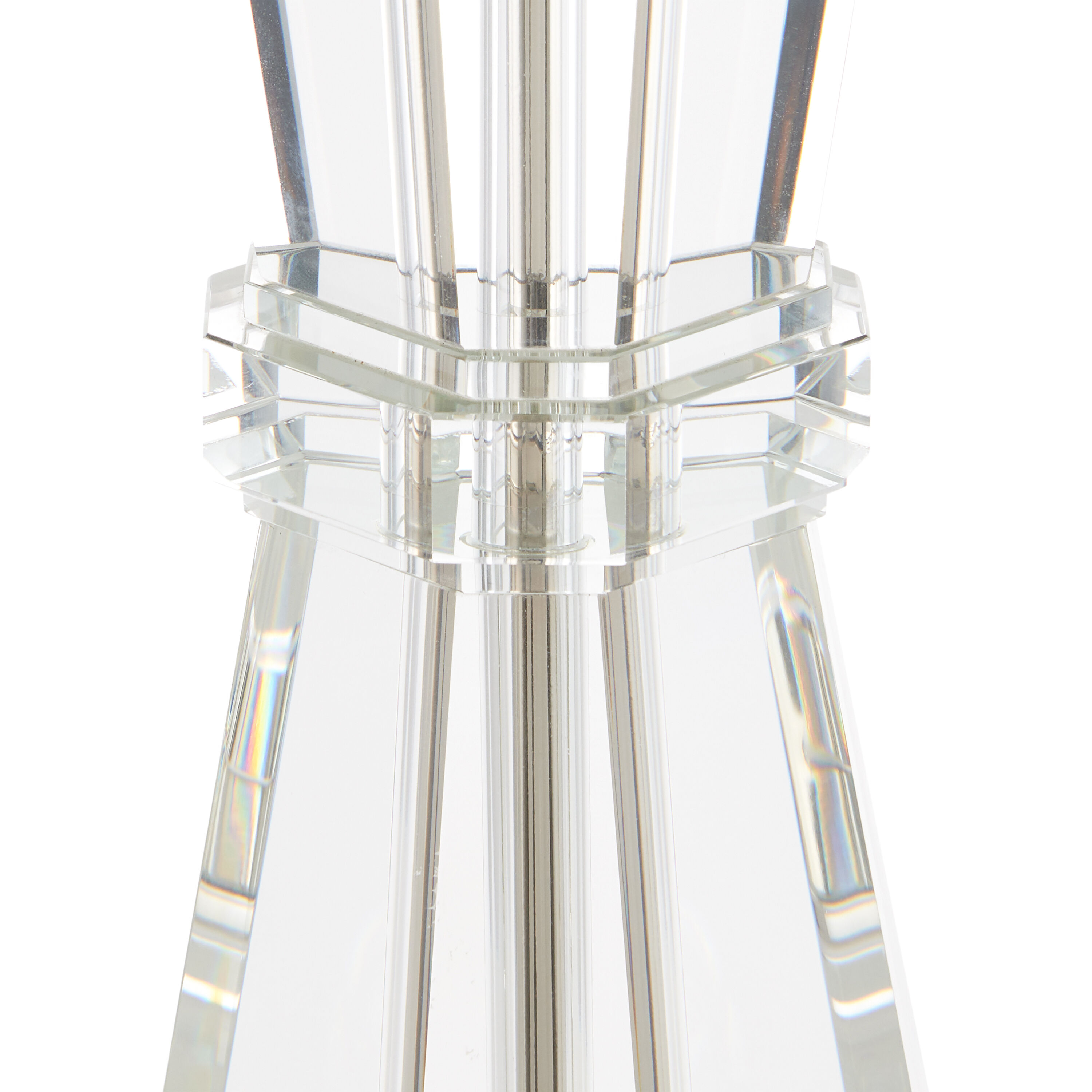 Duveen 31.5 inch 150 watt Clear/Polished Brass Table Lamp Portable Light