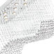 Twinkle 11 Light 20 inch Chrome Flush Mount Ceiling Light