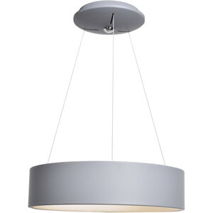 Radiant LED 18 inch Gray Pendant Ceiling Light in Grey