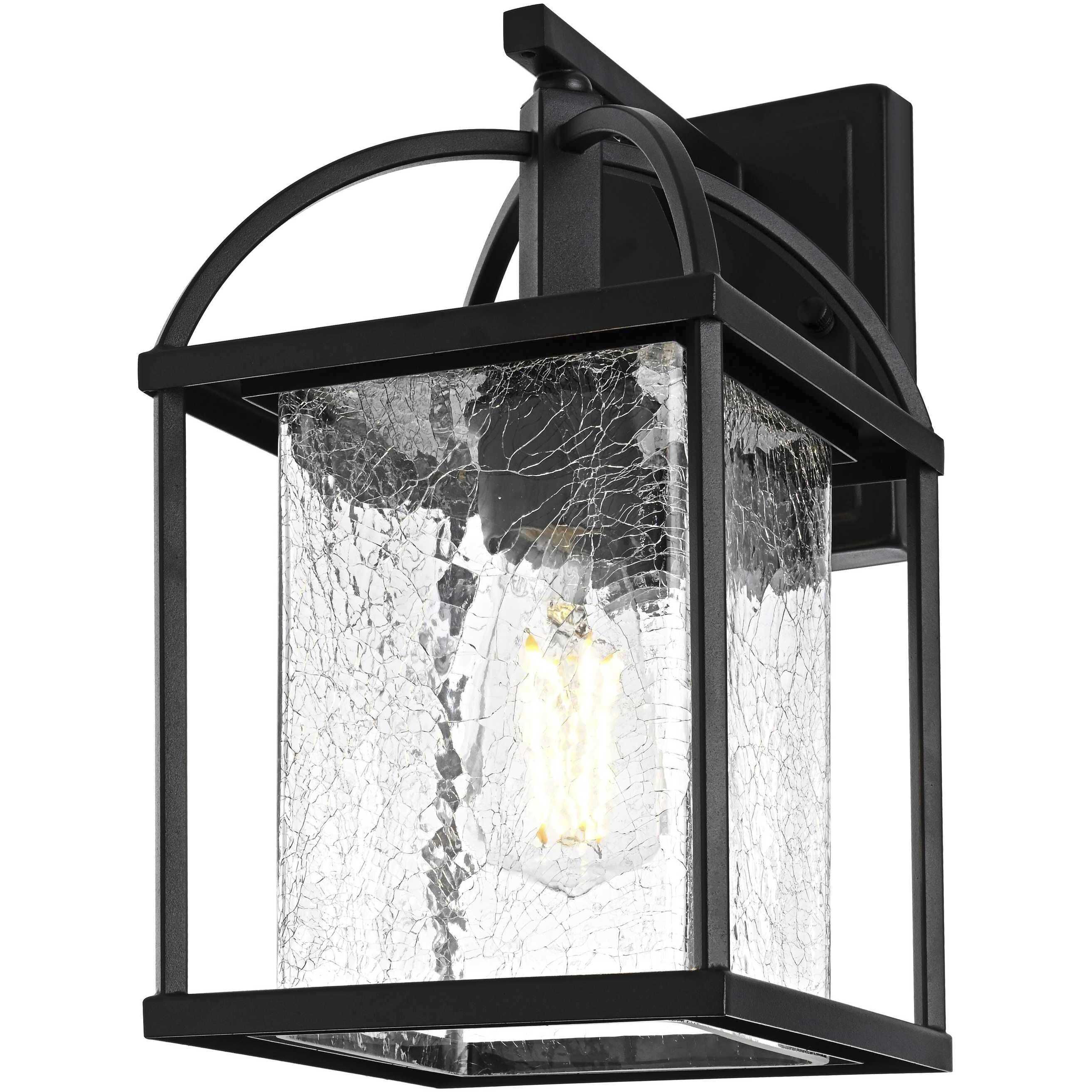 Gratz 1 Light 14 inch Black Outdoor Wall Sconce
