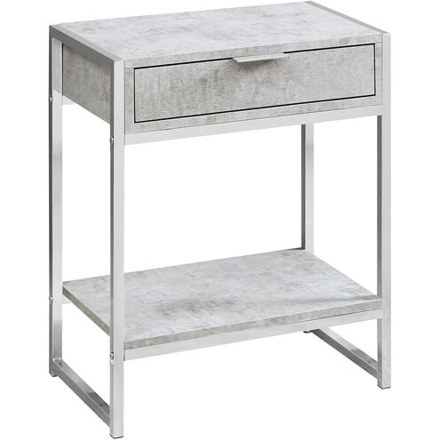 Seneca 24 X 20 inch Grey Accent End Table or Night Stand