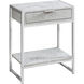 Seneca 24 X 20 inch Grey Accent End Table or Night Stand