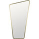 Juliet 51 X 35 inch Antique Brass Mirror