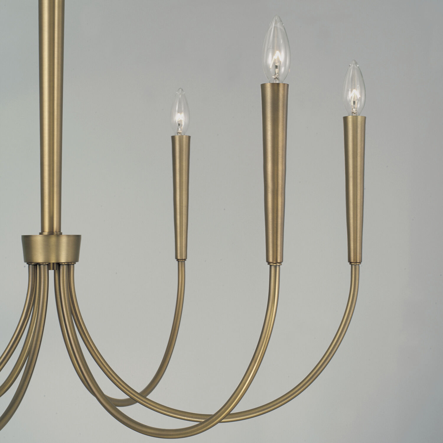 Holden 6 Light 33 inch Aged Brass Chandelier Ceiling Light