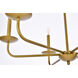 Cohen 6 Light 30 inch Brass Pendant Ceiling Light